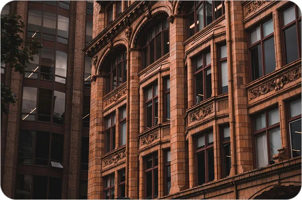 Red Brick Building in Manchester.